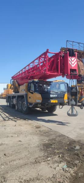 Buy cheap 80ton STC800 SA Ny Truck Crane with High Operating Efficiency YUCHAI Engine from Official from wholesalers
