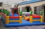 Aerospace Theme Inflatable Fun City , Water Resistant Giant Bouncy House