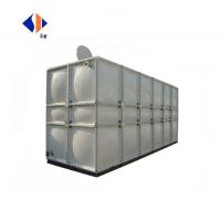 Buy cheap 60000 Liters Horizontal Fiberglass GRP Water Treatment Tank with SMC Sectional Panels product