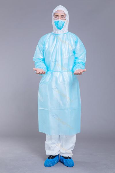 Buy cheap Non Woven 40g Breathable Fluid Resistant Isolation Gown from wholesalers