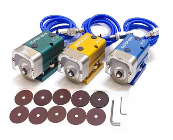 Buy cheap Pneumatic Angle Die Cutting Machine Nick Grinding Adjustable 220V from wholesalers