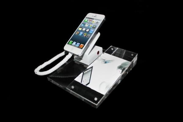 COMER security anti-theft alarm locking holders for gsm Smart phone stand with