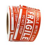 Adhesive Shipping Handling Label Sticker