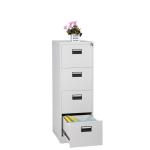 0.5mm~1.0mm Thickness Steel 4 Drawer Filing Cabinet Modern Steel Cabinet