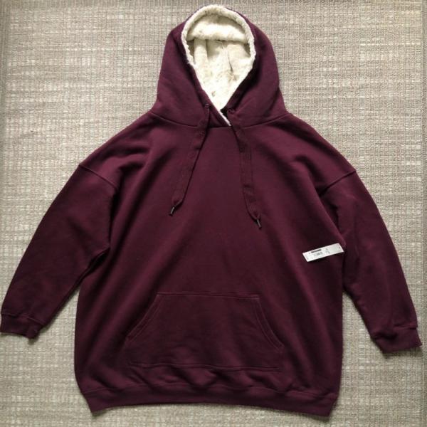 Buy cheap Pink Grey Ladies Cashmere Sweater 100% Polyester Cashmere Hoodie Womens from wholesalers