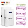 Buy cheap Solar Wall Mounted LiFePo4 Battery 100ah 200ah 5kwh 10kwh Lithium Battery 48V from wholesalers