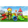 Buy cheap Amusement Kids Preschool Play Equipment Outdoor Playground Plastic Slides from wholesalers