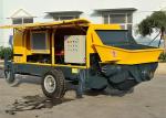 Large Capacity Trailer Concrete Pump Lightweight Stationary Electric Concrete