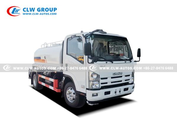 Buy cheap 5 Ton Isuzu Water Sprinkler Truck Hydraulic Operated Spray Heads Debris Cleaning from wholesalers