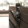 Buy cheap Kitchen Design Custom Smart Complete Sets Stainless Steel Kitchen Cabinets With Wood Grain Island from wholesalers