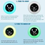 OEM Kids Sleep Training Clock 273g Projection 4 Fun Images