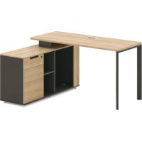 Buy cheap Kadeem Wooden Office Computer Table Panel Material ISO14001 product