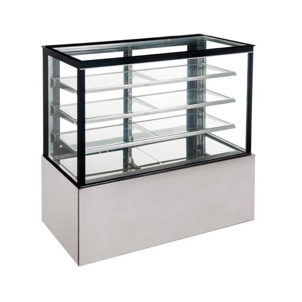 Buy cheap Luxury Square Cake Display Fridge , Refrigerated Dessert Display Case Anti Fog from wholesalers