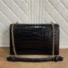 Buy cheap Authentic Crocodile Belly Skin Women Flap Purse Genuine Alligator Leather Lady Messenger Bag Female Single Shoulder Bag from wholesalers