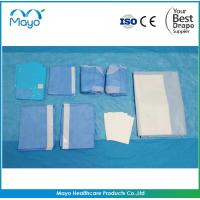 Buy cheap Blue Laparotomy Drape Pack SMS Laparoscopy Pelviscopy Pack product