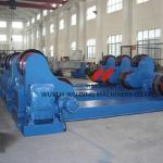 PU Steel Roller Self Aligned Rotator 100 T Welding Turning Roller Equipment