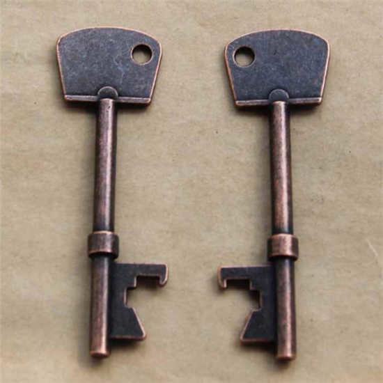 Buy cheap Die Casting Innovative Wedding Favor Antique Key Shape Beer Bottle Opener key Ring, Cheap Promotion Gift from wholesalers