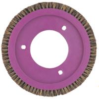 Buy cheap LK Stenter Brush Wheel Bruckner Plastic Purple Body Bristle Pig Hair Nylon Hair Stenter Machine Parts product