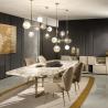 Buy cheap Contemporary Luxury Rectangle Marble Dining Table For Dining Room from wholesalers