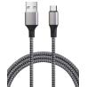 Buy cheap TPE Aluminum Braided USB Cable Fast Charging Data Military-Grade Braided Cable – Shockproof & 2.4A High-Speed from wholesalers