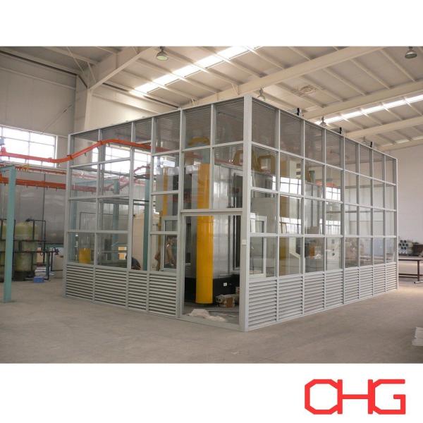 Stainless Steel PVC Carbon Steel Powder Coating Booth Automatic Spray Paint