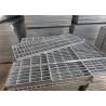 Buy cheap Hot Dip Galvanized Stair Treads Steel Grating 60mm Serrated Style from wholesalers