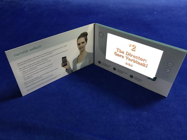 Buy cheap Customized Interactive Video Marketing Books Video Brochure Card from wholesalers