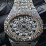 Buy cheap Top Brand Arabic Dial Bust Down Moissanite Watch from wholesalers
