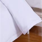 Custom Duvet Cover and Sheet White 100% Cotton Bedding Set for Luxury Hotel