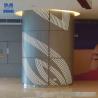 Buy cheap Stadiums Aluminium Exterior Wall Cladding 1mm / 2mm Thickness Column Cover from wholesalers