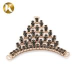Popular Metal Shoe Buckle Chain 95mm*75mm With Hanging Plat