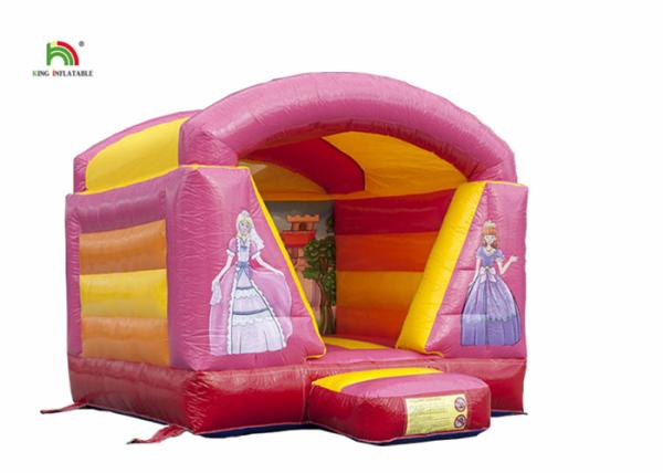 Buy cheap Safety Waterproof Pink Inflatable Jumping Castle House With 24 Months Warranty from wholesalers