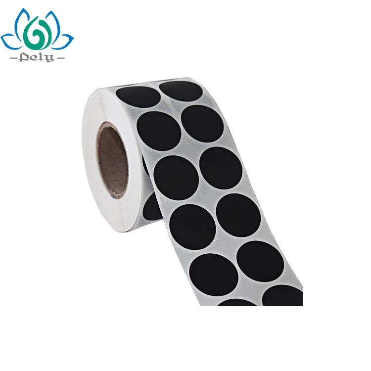 Waterproof Black Color Shampoo Bottle Adhesive Vinyl Stickers