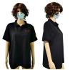 Buy cheap Black Stripe ESD T Shirts Unisex 96% Cotton 4% Conductive Fiber from wholesalers