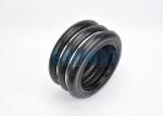Double Pcs Steel Girdle Ring Industrial Air Springs / Air Bags 3 Convolution