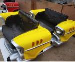 Yellow Classic Car Shape Sofa Chevy Couch Car Trunk Couch
