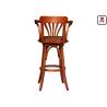 Buy cheap Rustic Vintage Restaurant Bar Stools Solid Wood / Metal For Cafe / Salon / Hotel from wholesalers