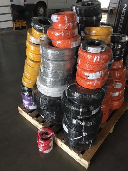 Buy cheap E312831 UL Certified ROHS PVC Insulation 12AWG 1000V UL10269 105℃ Electrical Wire in Black color, ECHU UL Cable from wholesalers