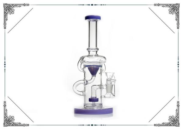 Buy cheap 10 Inches 5MM Thickness Showerhead Percs Bongs Smoking Water Pipe from wholesalers