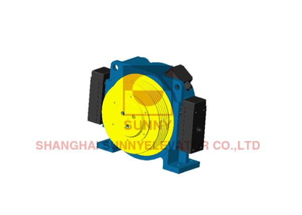 Quality DC110V Elevator Traction Machine Gearless Elevator Machine Motor for sale