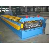 Buy cheap 0.4-0.8mm Thickness Color Aluminum Trapezoidal Corrugated Sheet Roll Forming product
