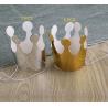 Buy cheap Birthday Crown Party Children Photographed Tools Cake Hat Party Paper Birthday Hat Gold Europe from wholesalers