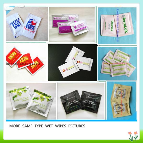 Buy cheap China factory single packed spunlace customized restaurant/airlines wet wipes/tissues/towels from wholesalers
