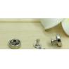Buy cheap 10mm Silver Circle Round Flat Rivet Spike Studs Spots Leathercraft Nailhead from wholesalers