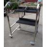 Buy cheap Fuji NXT Cart Double Layers Stainless Steel feeder storage cart from wholesalers