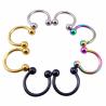 Buy cheap Steel Circular Barbell Nostril Nose Ring Piercing Ball Horseshoe Rings Horseshoe Earring Cartilage Earring Sexy from wholesalers