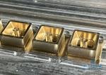 Stable Gold Plated Brass CNC Machining For Electronics Customized
