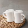 Buy cheap A Grade Porcelain Salt Pepper Ceramic Set Glazed Scratch Resistant from wholesalers