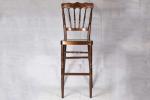 Commercial Furniture 25*1.0cm Aluminum Natural Chiavari Chair Spray Painting