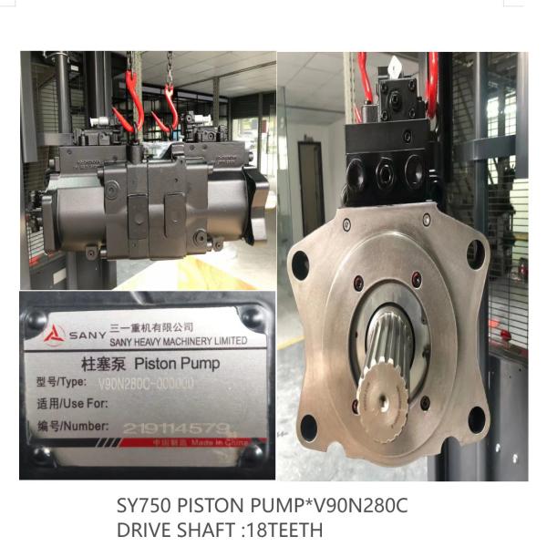 Buy cheap V90N280C Sy750h Piston Main Pump Backhoe Sany Excavator Hydraulic Pump from wholesalers